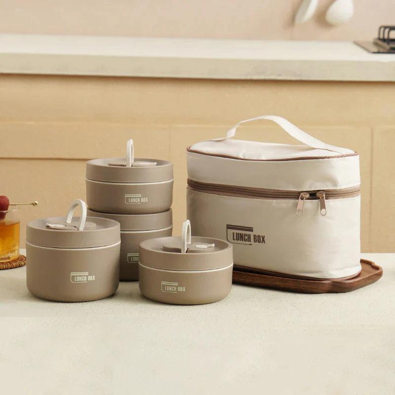 Premium LunchBoxes with bag (2x420mL + 2x620mL)
