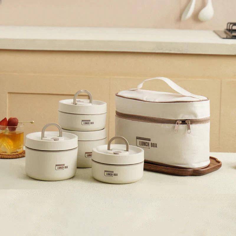 Premium LunchBoxes with bag (2x420mL + 2x620mL)