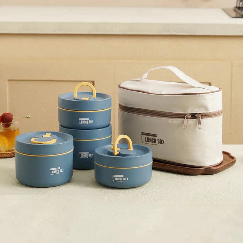 Premium LunchBoxes with bag (2x420mL + 2x620mL)